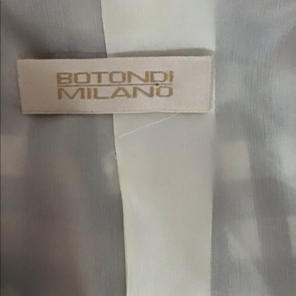 Botondi Milano Checkered Linen Blazer Jacket - Picture 8 of 11